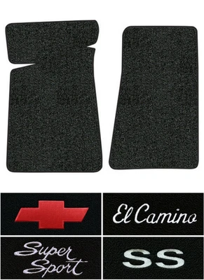 1978-1987 Chevy El Camino Floor Mats - 2pc - Cutpile - Image 1 of 4