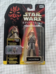 Star Wars Hasbro Jar Jar Binks Sealed with comm chip - Picture 1 of 1