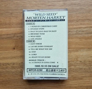 Morten Harket a-ha | Wild Seed - JAPAN Sample Promo Cassette Tape - Picture 1 of 2