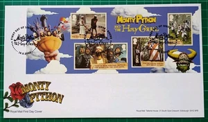 2025 MONTY PYTHON MINIATURE SHEET ON ROYAL MAIL FDC DOUNE PL FDI PMK - Picture 1 of 2