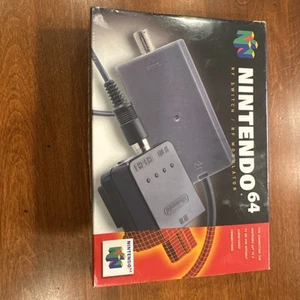 Nintendo 64 N64 OEM RF Switch RF Modulator New Sealed Box Vintage Accessory - Picture 1 of 6