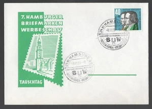 1959 Germany Hamburg Philatelic Exchange Day Postal Cover. Grimm Brothers - Picture 1 of 1