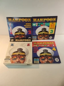 Vintage Harpoon Battleset 2, 3, 4 (1 fehlt) Lot 5,25" Disketten - Bild 1 von 7