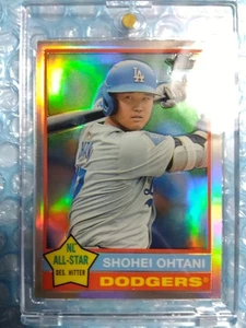 2025 Topps Heritage Chrome Refractor Shohei Ohtani #148 MVP Candidate Card - Bild 1 von 2