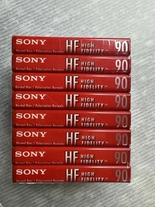SONY HF High Fidelity 90 min Audio Cassette Tape / 8 Pack NEW - Imagen 1 de 8