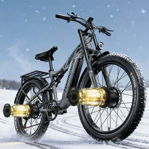 Bicicleta eléctrica de trekking 26 pulgadas 2000W 840Wh 7 velocidades Pedelec e Bikes 30MPH - Imagen 1 de 24