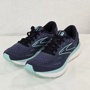 Brooks Glycerin 19 Damenschuhe Größe 9 marineblau aquamarin Laufen Turnschuhe Mesh-Schaum - Bild 1 von 12