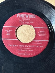 SOUTHERN GATES OF WASH DC YOU DON"T KNOW HOW BLEST YOU ARE G+/VG- LISTEN - Imagen 1 de 1