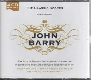 JOHN BARRY: CLASSIC SCORES (Lion in Winter, Robin and Marian...) / 4xCD / xv - Bild 1 von 1