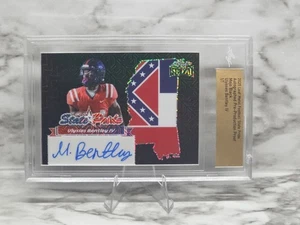 2025 Leaf Ulysses Bentley IV Black Mojo 1/1 Pre-production Slab Ole Miss Colts - Picture 1 of 3