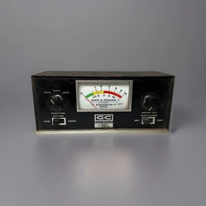 Vintage GC Electronics SWR & POWER Meter 10 Watts-100 Watts (Untested) Used - Zdjęcie 1 z 20