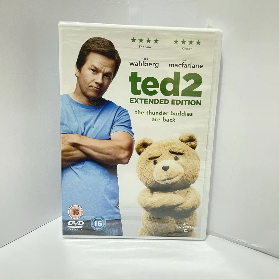 NEW SEALED - Ted 2 DVD - Comedy Film / Movie - Seth MacFarlane / Mark Wahlberg - Image 1 of 2