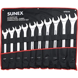 10 Piece SAE Raised Panel Jumbo Combination Wrench Set SUU-97010A Brand New! - Picture 1 of 4