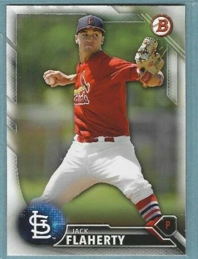 Jack Flaherty 2016 Bowman Paper Prospect Rookie RC #BP89 Cardinals Dodgers - Image 1 of 1