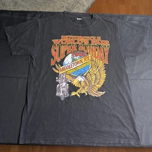 1999 MOTORRAD WELTAUSSTELLUNG MIDDLETOWN NY SCHWARZ HARLY-DAVIDSON ERWACHSENE MED T-SHIRT - Bild 1 von 4