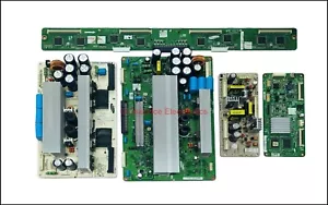 Samsung PS42E7S Plasma TV Boards Set Y-SUS, Z-SUS, Buffer, Logic, Aux PSU - Picture 1 of 6