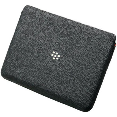 BlackBerry Playbook Tablet Leather Sleeve Pouch Case Black *distressed package* - Image 1 of 4