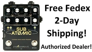 Nuevo pedal de efectos preamplificador de bajo DSM y Humboldt Sub Atomic - Imagen 1 de 2