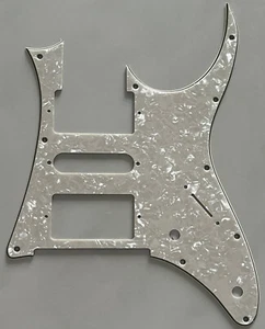 Custom For Ibanez RG 350 DX Style Guitar Pickguard 4-Ply Ivory White Pearl - Imagen 1 de 4