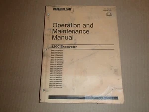 CATERPILLAR 320C EXCAVATOR OPERATION & MAINTENANCE MANUAL , SEBU7342-05 , 2004 - Picture 1 of 5