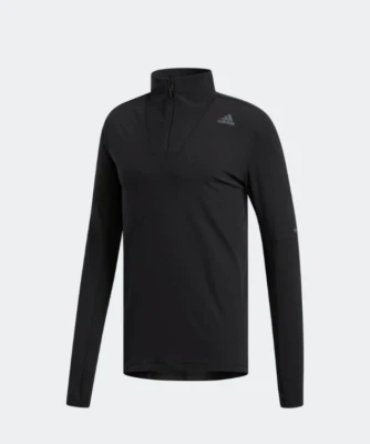 Adidas Running Supernova 1/4 Cremallera Sudadera Camiseta Hombres Negro DN3221 Foto 1 de 4