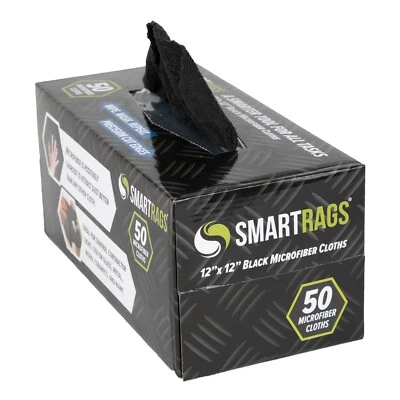 Тряпки для чистки Smart Rags (коробка из 50 штук), без ворса 12x12 вариантов цвета одноразовые - Изображение 1 из 4