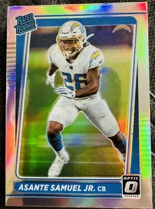 Asante Samuel Jr 2021 Panini Donruss Optic Silver Holo Clasificado Rookie RC #272 - Imagen 1 de 2