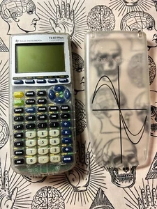 TI-83 Plus Silber Edition Texas Instruments klar grafischer Taschenrechner NUR TEILE - Bild 1 von 2