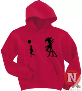 Girl and Alien pet Hoodie hooded sweatshirt Aliens Xenomorph Predator - Picture 1 of 8