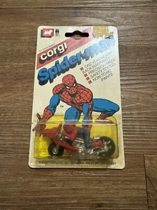 1978 CORGI Junior Jr Spider-Man Spiderbike Spider Bike Diecast Marvel 57 Rare* - Picture 1 of 19