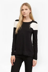 New With Tags French Connection Black & White Sweater - Picture 1 of 4