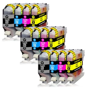 12 cartuchos Multipack LC 223 compatibles con Brother MFC J-4420 DW - Imagen 1 de 9