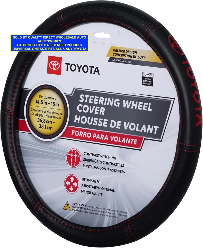 Official Toyota Grip Car/SUV/Truck Steering Wheel Cover JDM OEM BEST GIFT NEW - Image 1 of 4