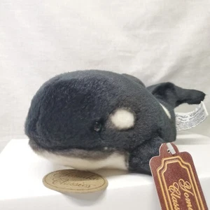 Yomiko Classics Killer Whale Plush Stuffed Animal 10" Realistic Real Life NWT - Picture 1 of 10