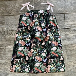 NWT Hanna Andersson English Garden Floral Butterfly Shift Dress Sz 130 US 8 - Picture 1 of 6
