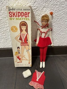 Mattel Barbie :  60s Skipper With Box STOCK NO. 0950 (Redhead) In Schlittschuh - Bild 1 von 14