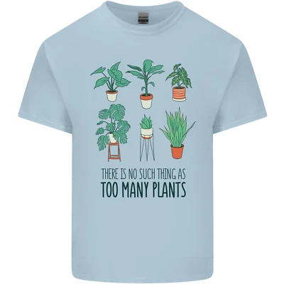 Camiseta para niños No Such Thing as Too Many Plants jardinería Foto 1 de 4