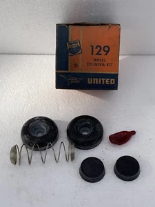 Vintage NAPA UNITED #129 Wheel Cylinder Kit With Box - NOS Ford Chevy GMC - Bild 1 von 4