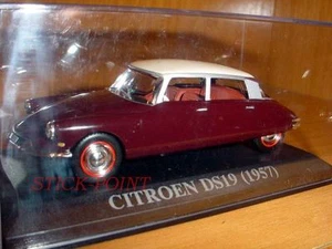 CITROEN DS19 DS 19 BROWN/WHITE 1957 1:43 WITH BOX!!! - Picture 1 of 1