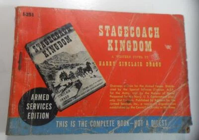 STAGECOACH KINGDOM HARRY SI CLAIR DRAGO  BRAND ARMED SERVICES EDITION PB #I-251 Foto 1 de 4
