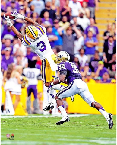 Odell Beckham Jr. LSU Tigers Unsigned Catching Photograph Cover