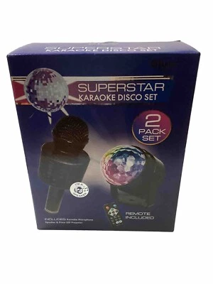 Glow: Projector LED Microphone and Speaker Podcast Disco Combo  - Image 1 of 4