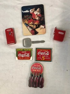 Vintage Coca Cola Coke Magnet Lot 6 - 90's - Picture 1 of 4