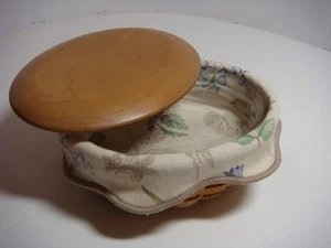 Longaberger 2003 Horizon Of Hope Basket Am Cancer Society Lid Liner Protector - Picture 1 of 3
