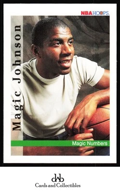 1992-93 Hoops #331 Magic Johnson - Image 1 of 2