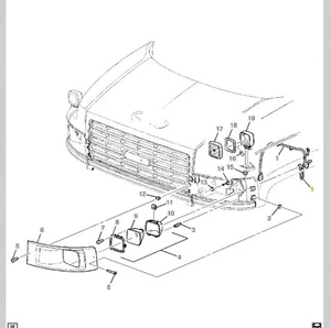 03 04 05 06 07 Chevy Topkick Kodiak Headlight Genuine Harness 94666142 15181021 - Bild 1 von 9