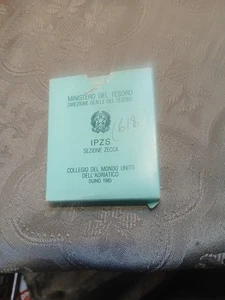 1985 500 Lire Italia 835 Silver "Collegio del Mondo Unito dell' Adriatico Duino" - Picture 1 of 8