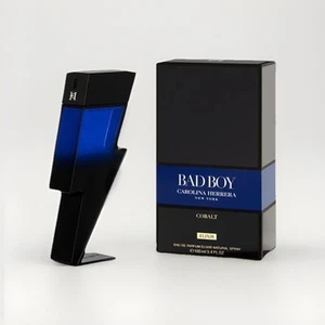 Bad Boy Cobalt Elixir By Carolina Herrera 3.4oz Edp Spray For Men New In Box - Picture 1 of 4