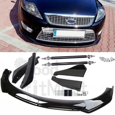 For Ford Mondeo 1995-2021 Front Bumper Lip Side Skirt Rear Lip Splitter Body Kit - image 1 of 4