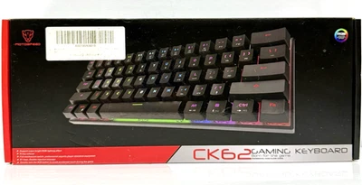 Motospeed CK62 Gaming Keyboard rGB Lighting Effect, N-key Rollover, 61 Keys /5 - Image 1 of 4